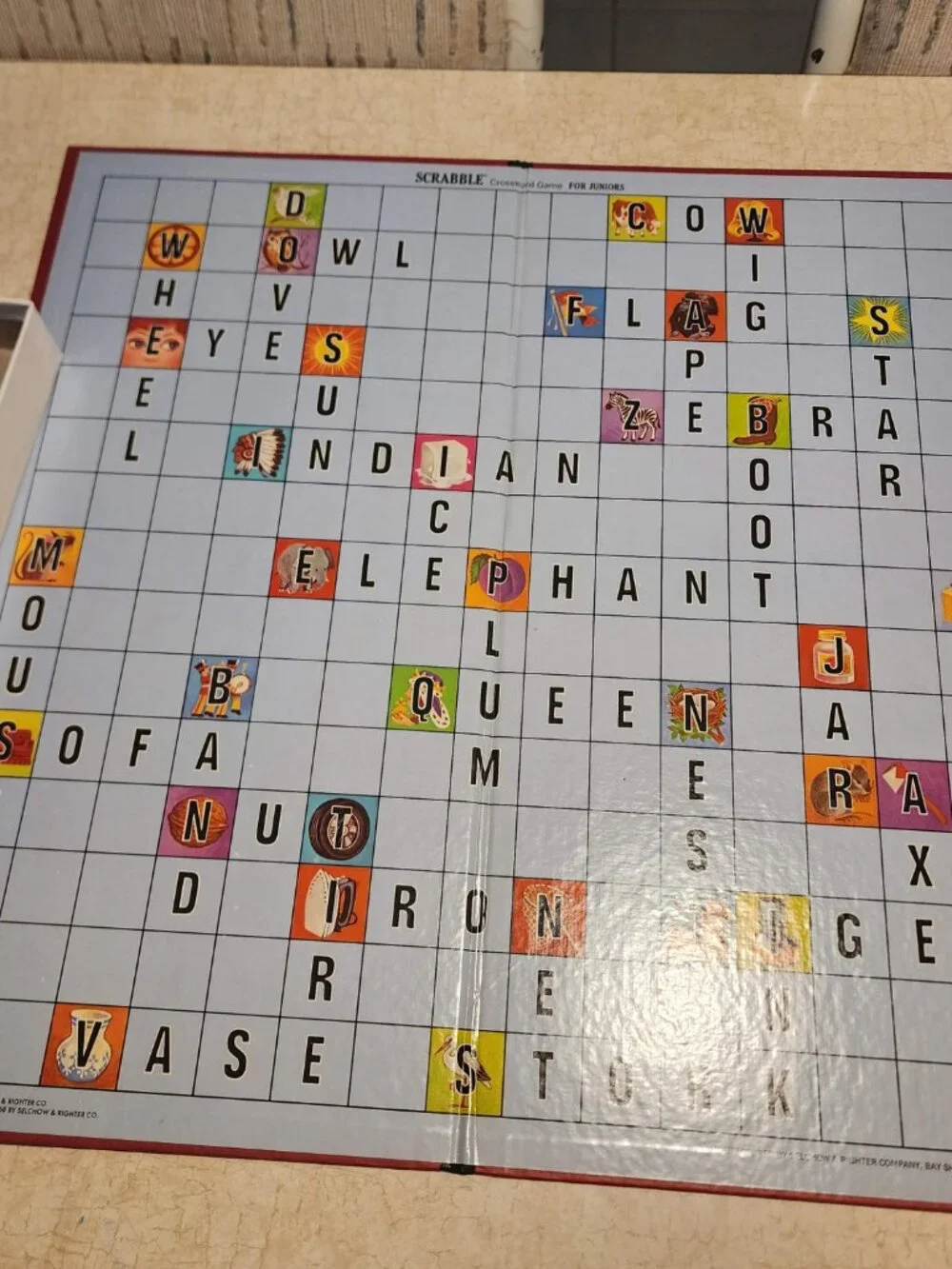 Vintage Scrabble for Juniors – Fourth Edition 1975 Complete Very Good Condition